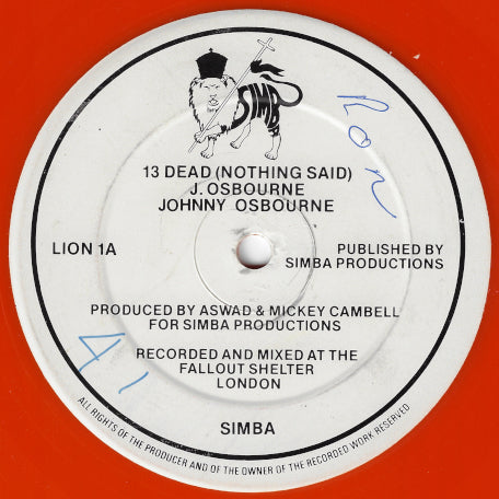 13 Dead (Nothing Said) / Murder