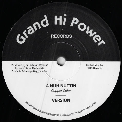 A Nuh Nuttin / Ver / Pack Up / Dub Mix