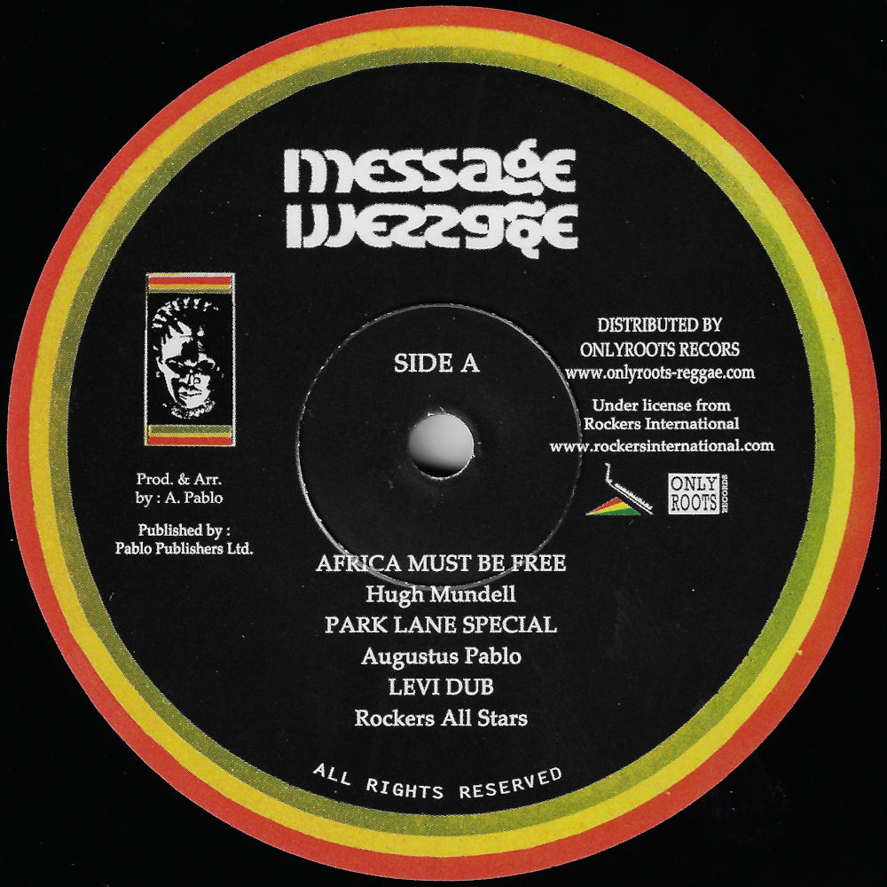Africa Must Be Free / Park Lane Special / Levi Dub / Africa 1983 / Africa Dub