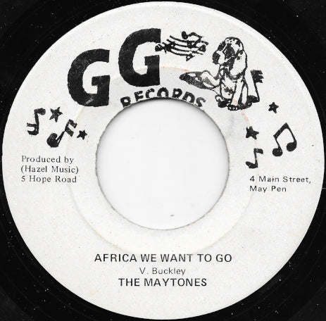 Africa We Want To Go / Part Two Dub