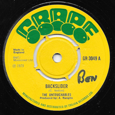 Backslider / Mosquito Dub