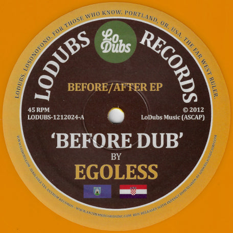 BEFORE AFTER EP Before Dub / Woodpecker's Groove / The Day After The Riot
