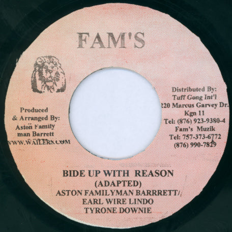 Bide Up With Reason / Bide Up Dub