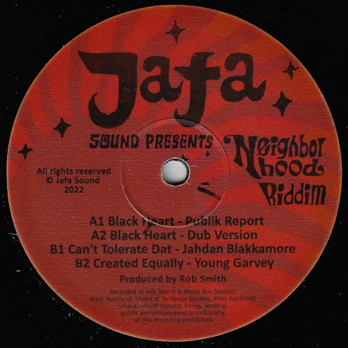 Black Heart / Dub Ver / Can't Tolerate Dat / Created Equally