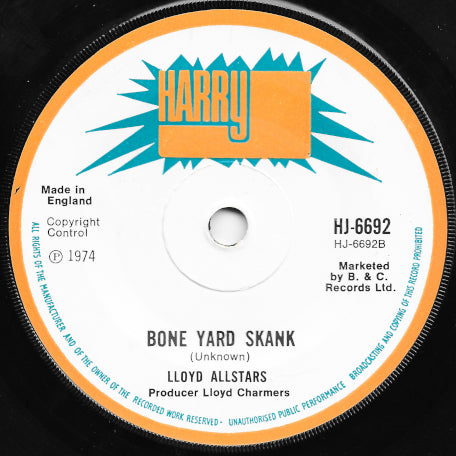 Oh Pa Pa / Bone Yard Skank