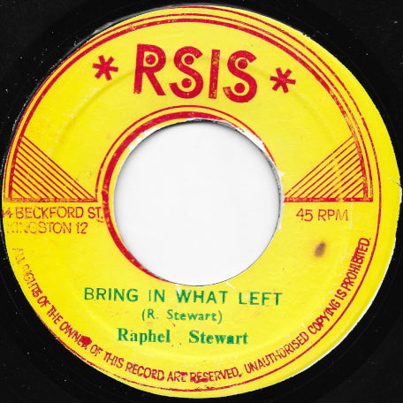 Bring In What Left / No More War Ver