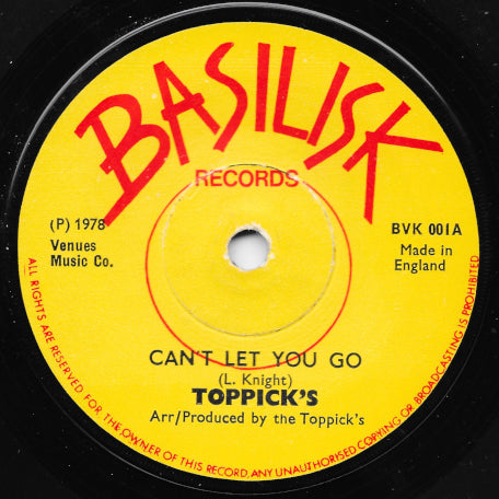 Can't Let You Go / Ver