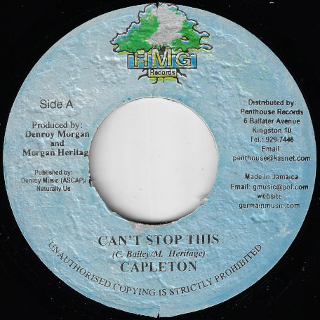 Cant Stop This / Rastrumental