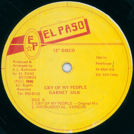 Cry Of My People (Radio Mix) / Cry Of My People (Dancehall Mix) / Cry Of My People (Acappella) / Cry Dub / Cry Of My People (Original Mix) / Cry Of My People (Instrumental Version)