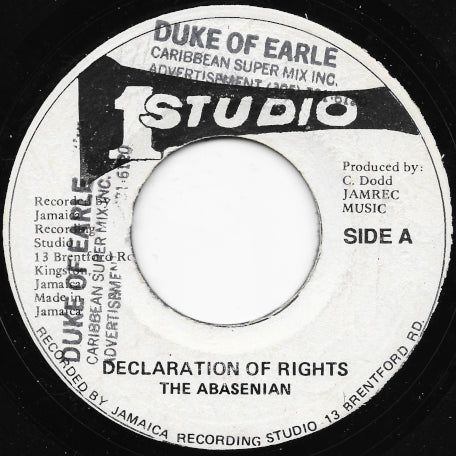 Declaration Of Rights / Declaration Version