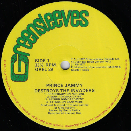 Prince Jammy Destroys The Invaders
