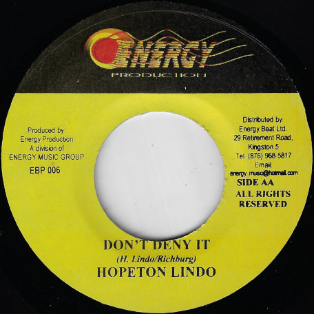 Don't Trust In Vanity / Don't Deny It