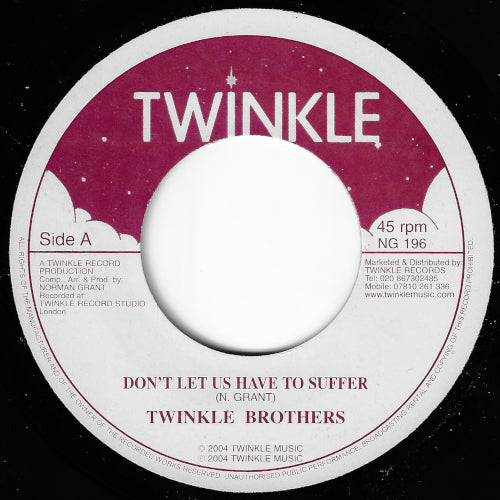 Don't Let Us Have To Suffer / Dub Ver
