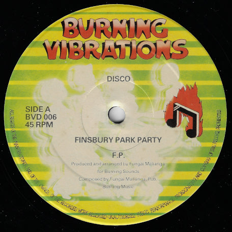 Finsbury Park Party / Things We Say Today