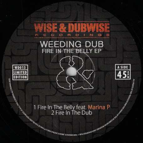 Fire In The Belly / Fire In The Dub / Rastafari / Rastafari Part 2 / Rastafari Part 3