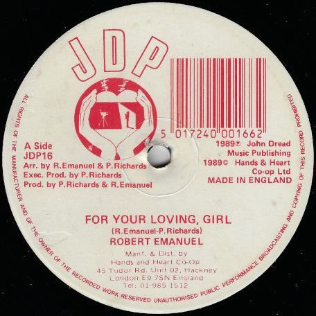 For Your Loving Girl / Love Affair Cant Done / Master Dub Mix