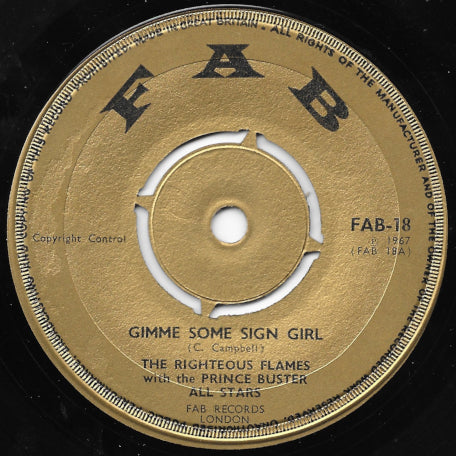 Gimme Some Sign Girl / Let's Go To The Dance