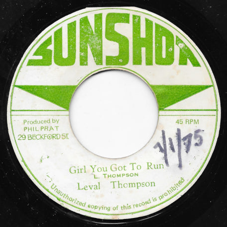 Girl You Got To Run / Running Dub