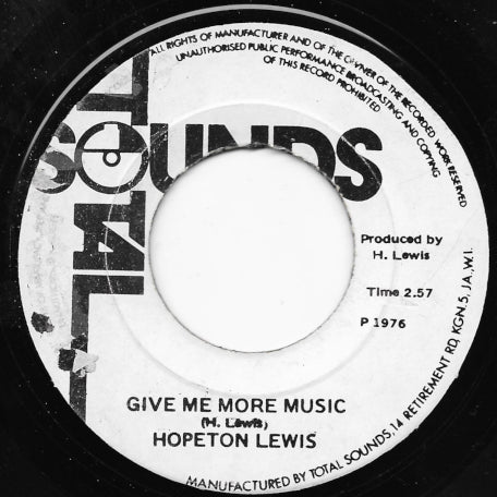 Give Me More Music / Ver