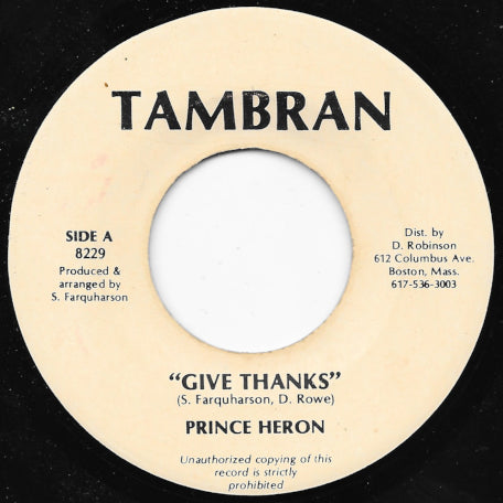 Give Thanks / Thanks Ver