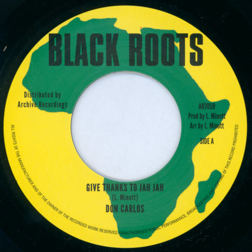 Give Thanks To Jah Jah / Ver