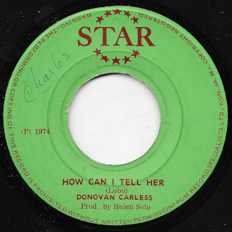 How Can I Tell Her / How Can I Version