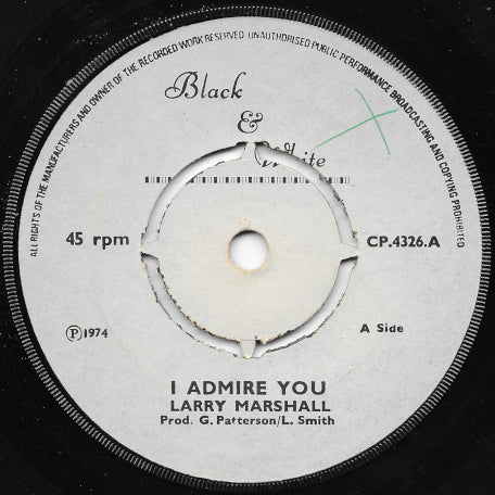 I Admire You / Watergate Rock