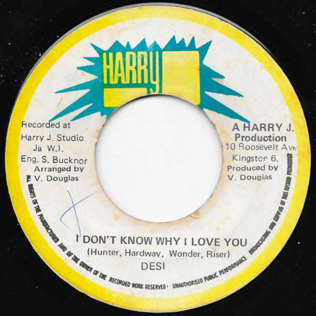 I Don't Know Why I Love You / Ver