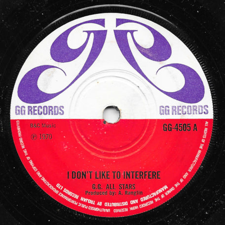I Don't Like To Interfere / Ver
