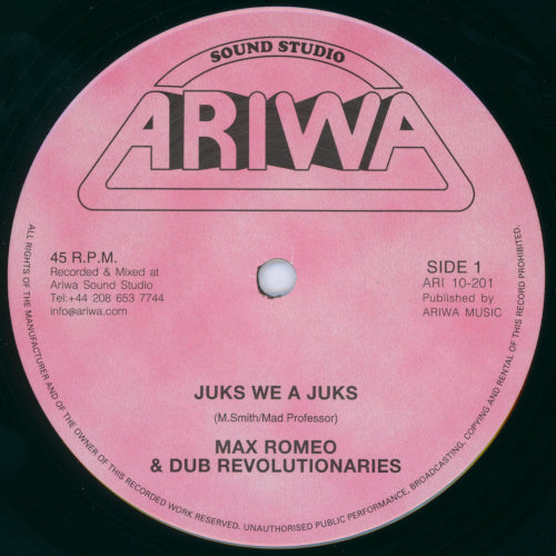 Juks We A Juks / Dub / Maniac From Mars