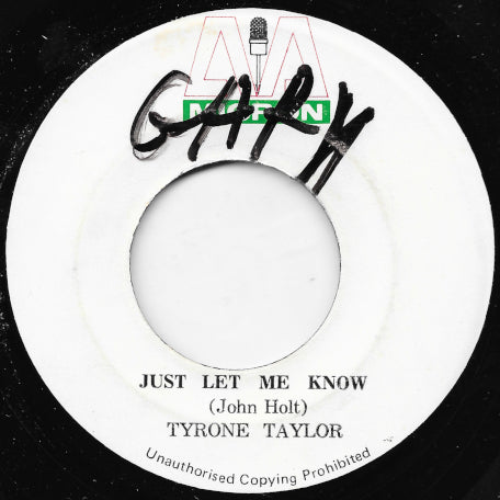 Just Let Me Know / Ver