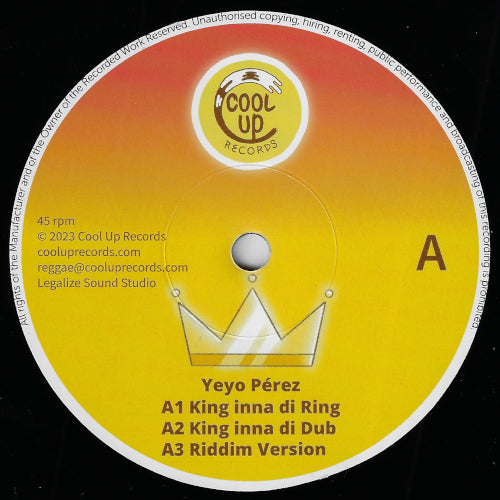 King Inna Di Ring / Dub / Ver / Burning In Flames / Sax Ver / Ver
