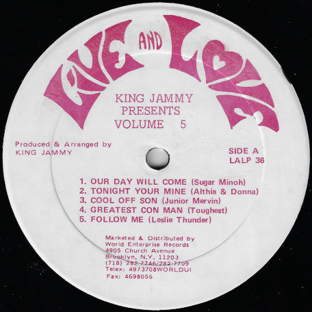 King Jammy Presents Vol 5