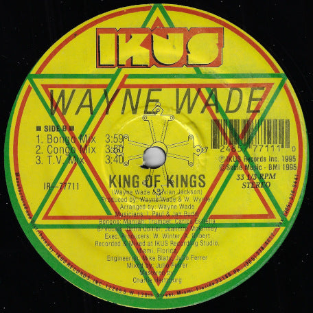 King Of Kings Radio Mix 1 / King Of Kings Radio Mix 2 / Bongo Mix / Congo Mix / TV Mix