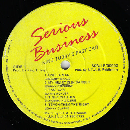 King Tubby's Fast Car