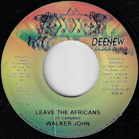 Leave The Africans / Dub