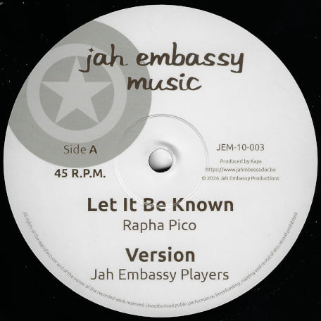 Let It Be Known / Ver / African Teachah / Ver