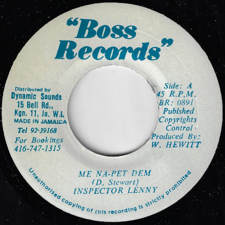 Me Nah Pet Dem / Ver