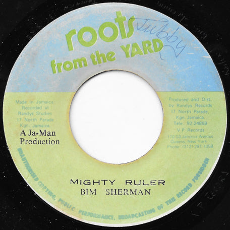 Mighty Ruler / Jah Man Dub Style