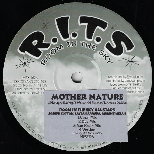 Mother Nature Vocal Mix / Dub Mix / Sao Paulo Mix / Ver / Ever Bless Rico OBF Vocal Mix / Rico OBF Dub Mix / Megahbass Vocal Mix / Megah Dub Mix