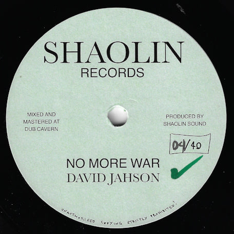 No More War / Dub