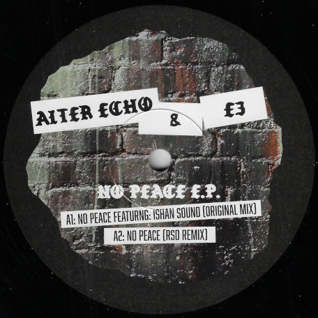 No Peace Feat Ishan Sound (Original Mix) / No Peace (RSD Remix) / No Peace (OM Unit's Lakiugya Verse) / Southeast Rock (Alter Echo & E3)