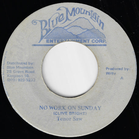 No Work On Sunday / John Crow