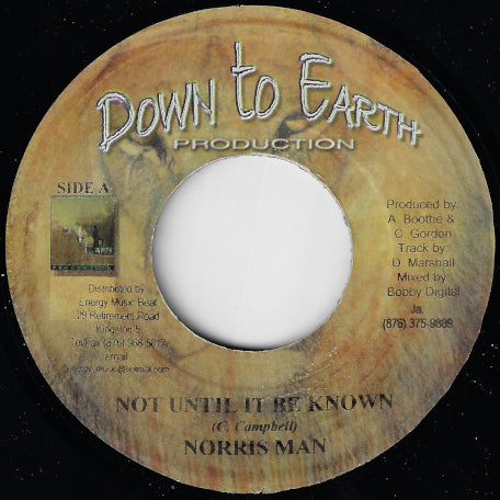 Not Until It Be Known / Jah Works Wonders
