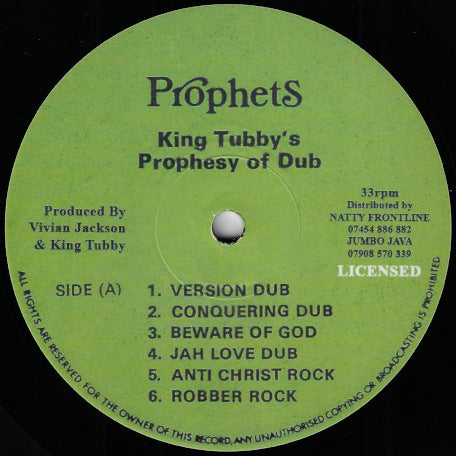King Tubby's Prophecy Of Dub