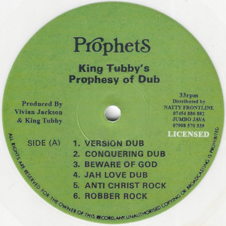 King Tubby's Prophecy Of Dub