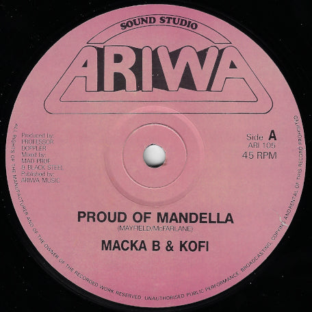 Proud Of Mandela / Black Man
