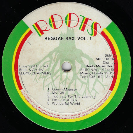 Reggae Sax Vol 1