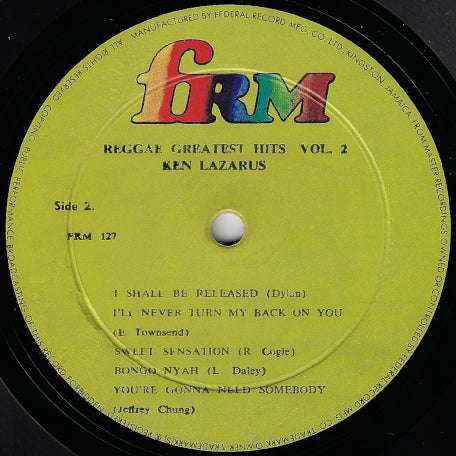 Reggae Greatest Hits Volume 2