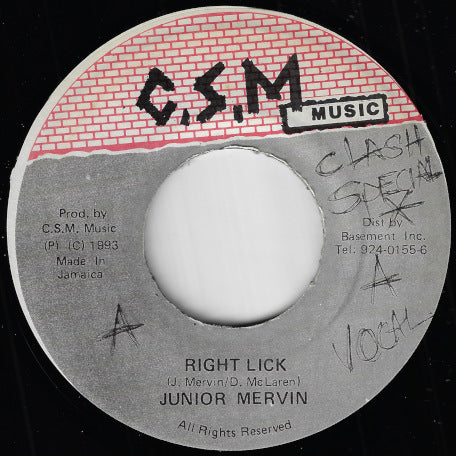 Right Lick / Ver